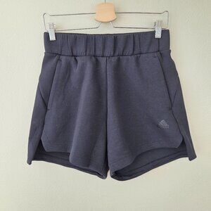 Adidas Womens Z.N.E Short Size S Black Aeroready Cotton Gym Train Athleisure NEW